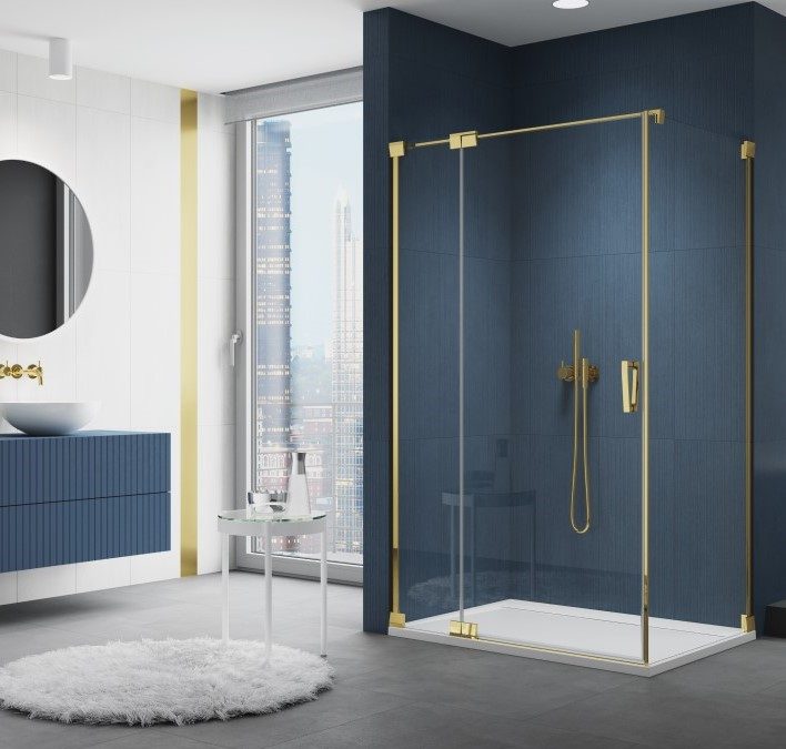 Zlaté sprchové kouty Gold line
